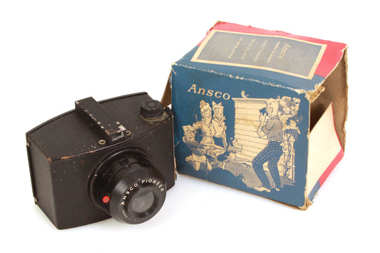 Ansco Pioneer Art Deco Camera W/ Box