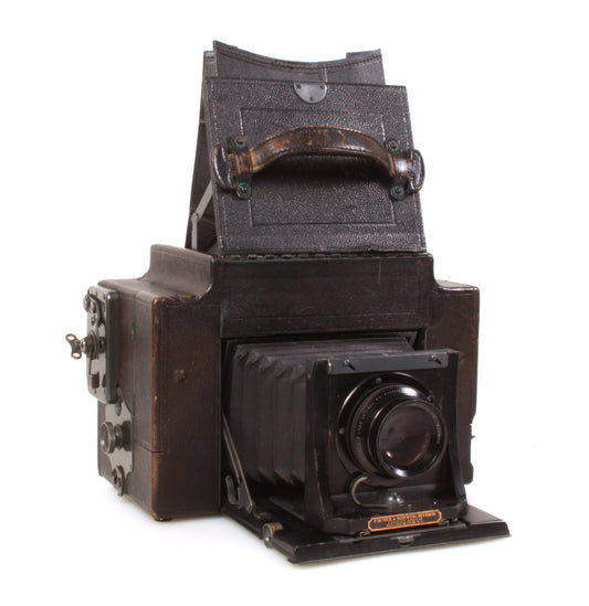 Graflex 3A Camera w/ B&L Zeiss Tessar 5x7 Series 1C (1903) & Manual Display/Prop
