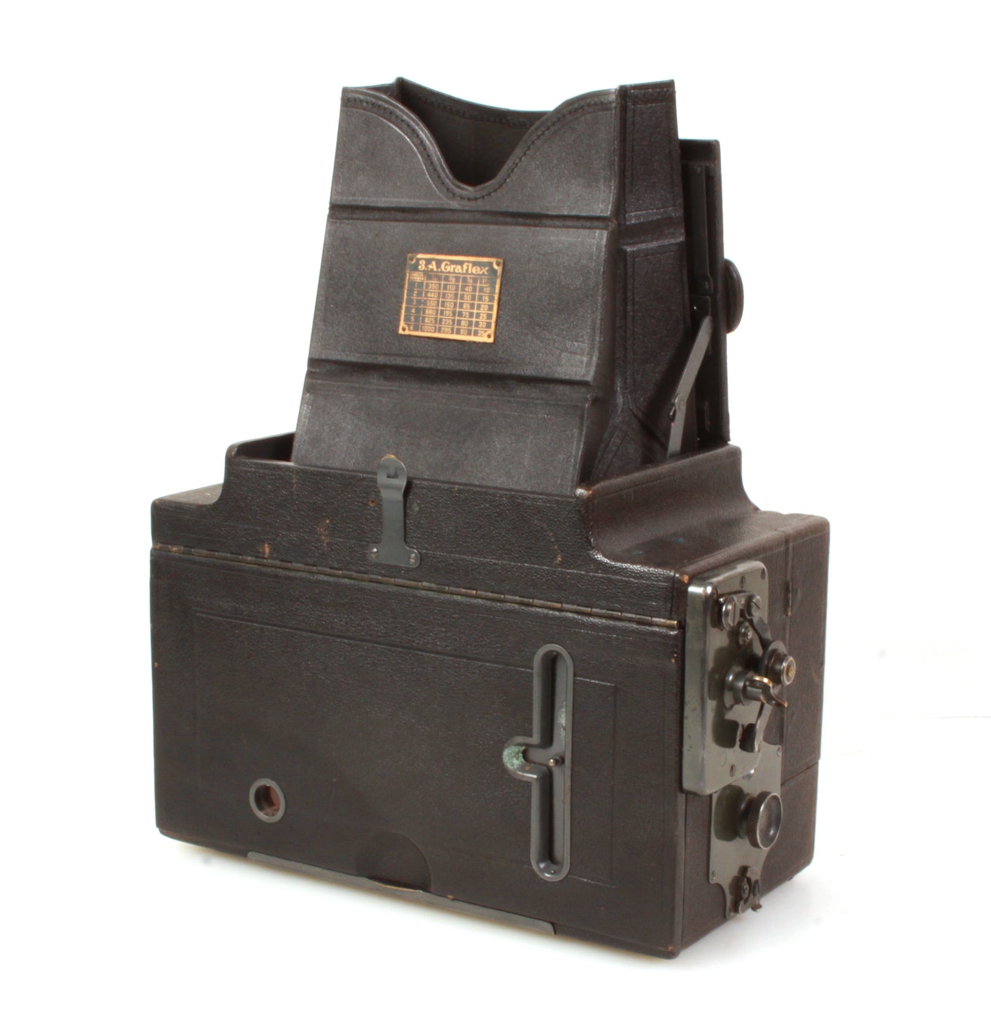 Graflex 3A Camera w/ B&L Zeiss Tessar 5x7 Series 1C (1903) & Manual Display/Prop