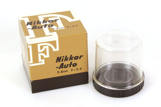 Nikon NIKKOR-Auto 2.8cm f/3.5 Non-AI Lens Box & Bubble Case Only