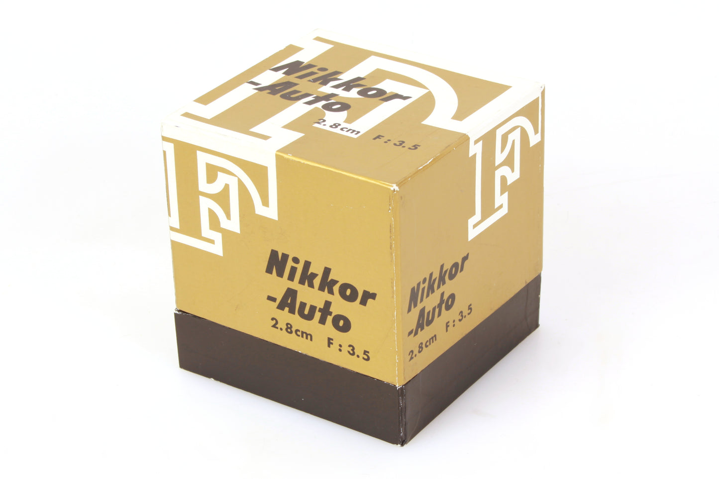 Nikon NIKKOR-Auto 2.8cm f/3.5 Non-AI Lens Box & Bubble Case Only