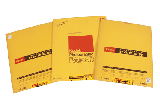 Lot of Vintage Photographic Paper Kodak 8x10 Lot of 3 Partial Packages