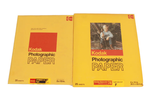 Photographic Paper Kodak 8x10 - One Partial/One Unopened
