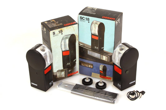 Osram S18 Servo (Slave) Electronic Flash Kit & Spare Flash in Boxes