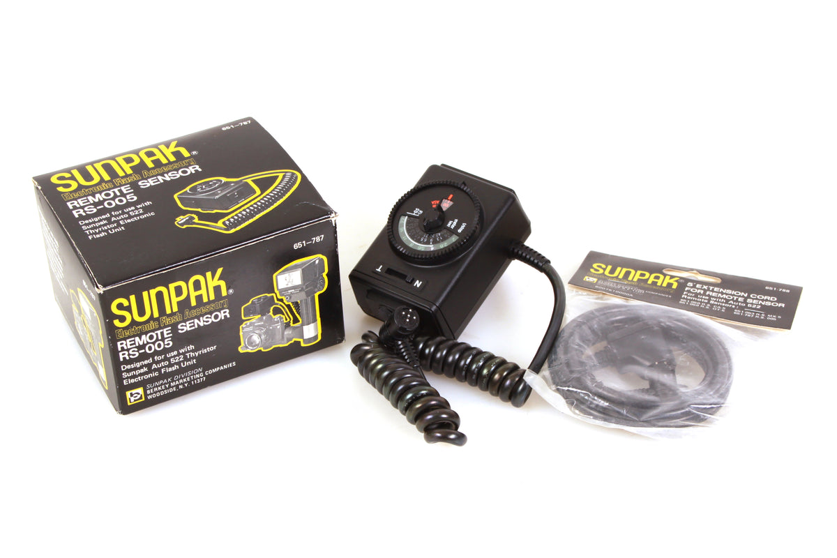 Bpc Remote Sunpak RS-005 Remote Sensor Unit w/ 5 ft Extension Cord – Bernie's Photo