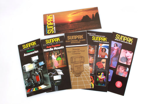 Sunpak Flash Literature Lot of 6