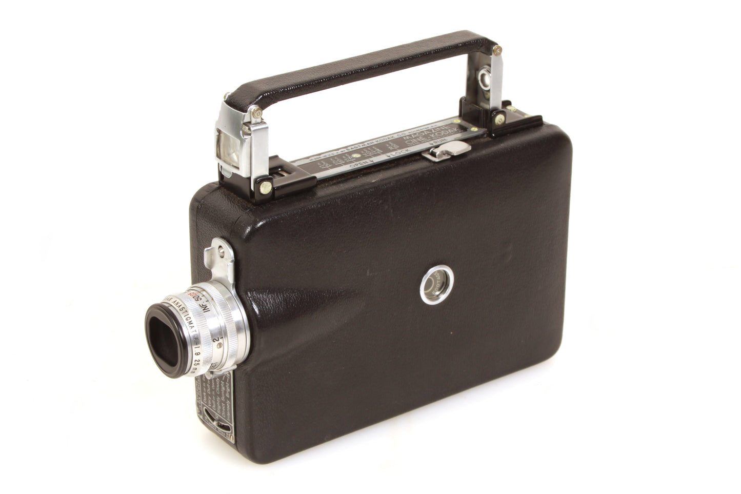 Magazine Cine-Kodak Art Deco 16mm Movie Camera w/ Case & Literature