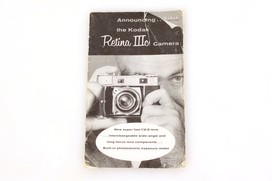 Kodak Retina IIIc Camera Literature