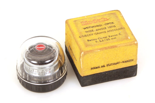 Kodak Retina-Curtar-Xenon C 35mm f/5.6 Wide Angle Lens in Box & Case