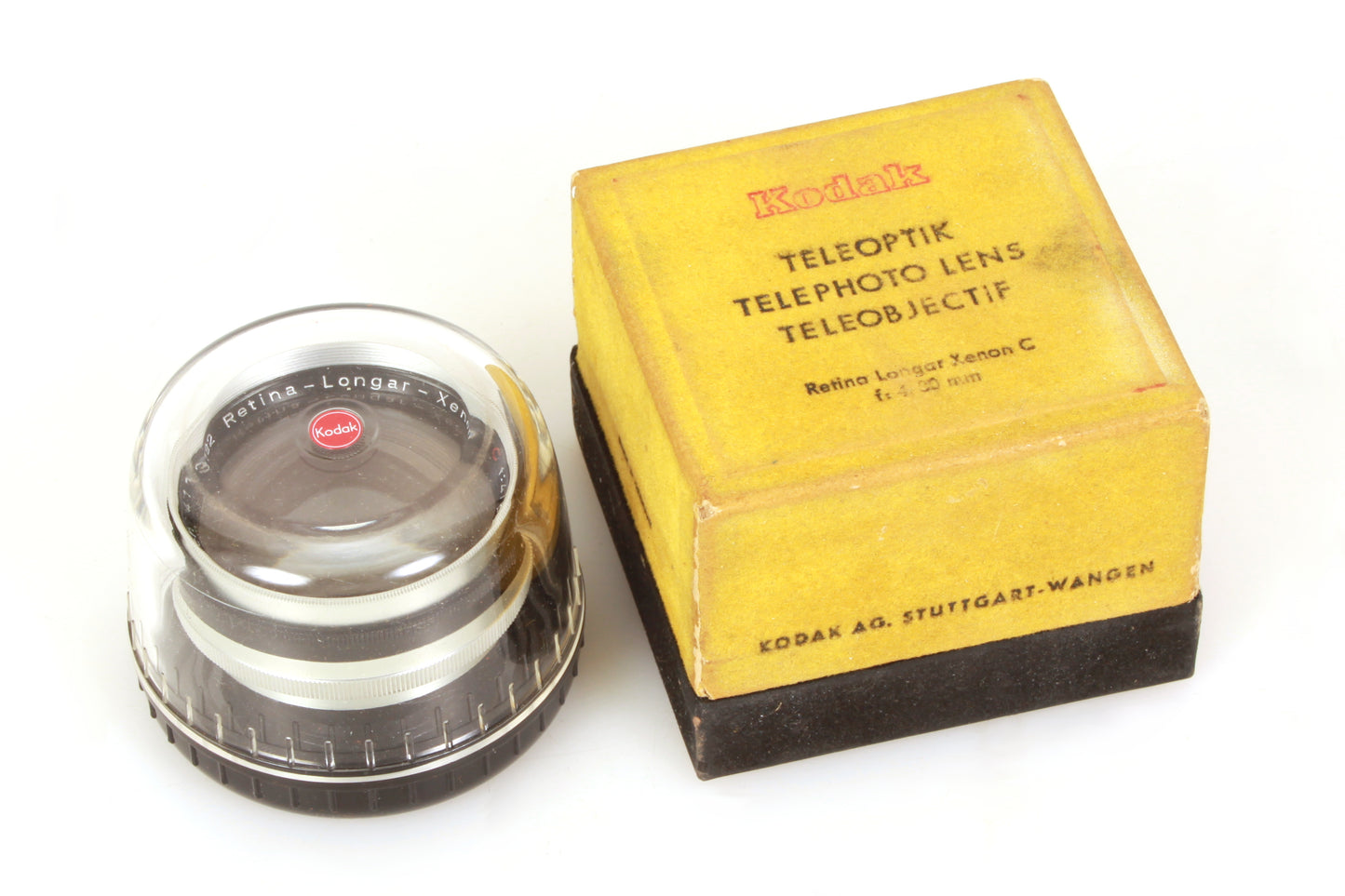 Kodak Telephoto Lens Retina Longar Xenon C f:4 80mm Schneider Kreuznach in Box