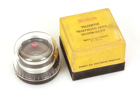 Kodak Telephoto Lens Retina Longar Xenon C f:4 80mm Schneider Kreuznach in Box