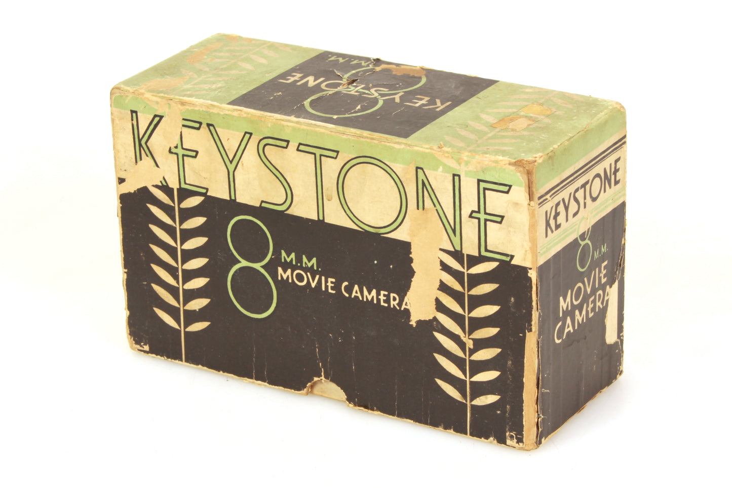 Keystone 8mm Art Deco Movie Camera in Original Box