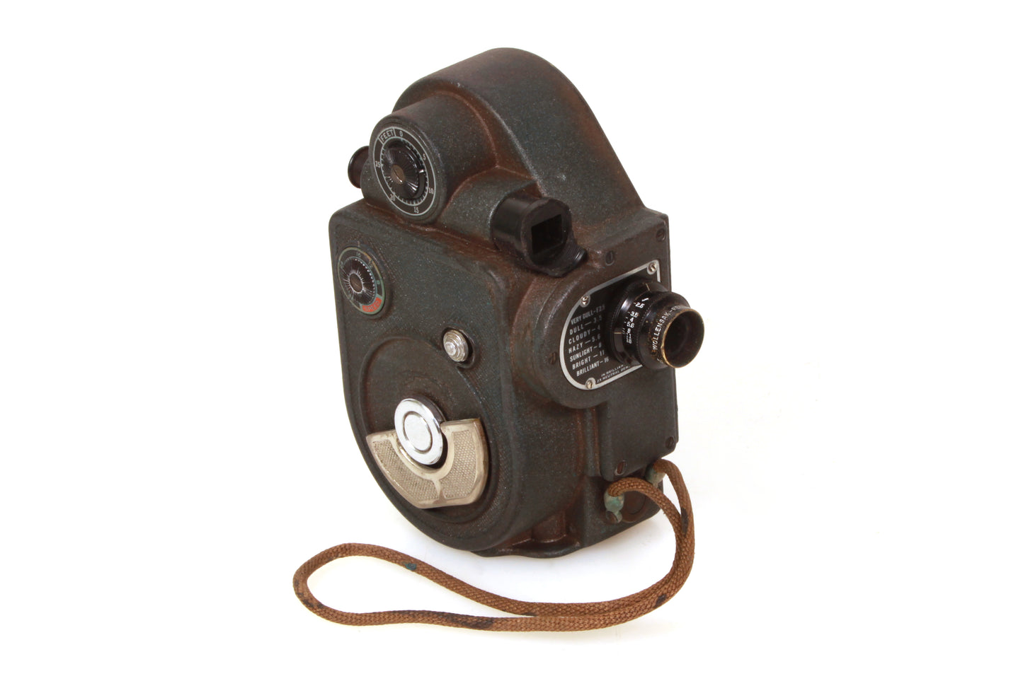 Revere Model 88 8mm Art Deco Movie Camera in Leather Case