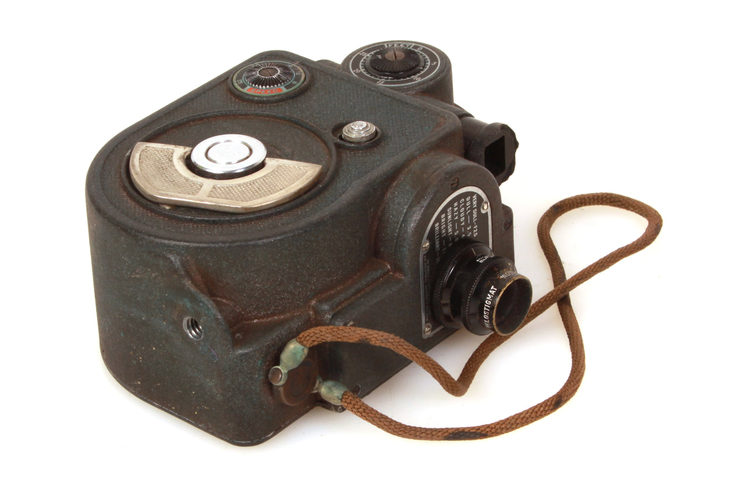 Revere Model 88 8mm Art Deco Movie Camera in Leather Case