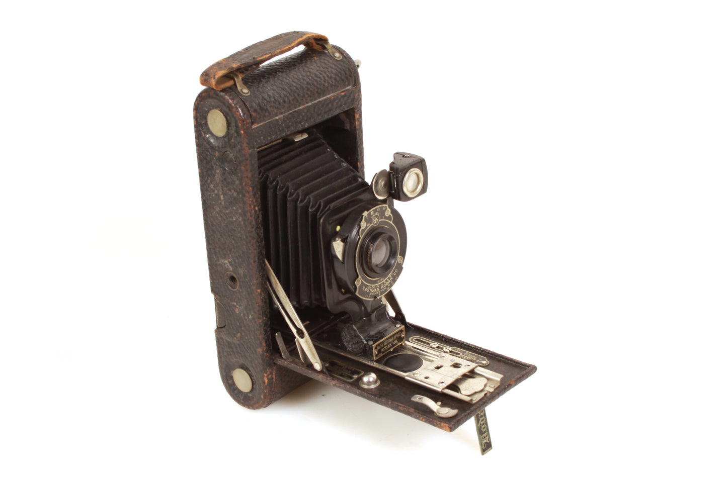 1920s Kodak Jr No 1A Folding Pocket Bellows Camera Autographic