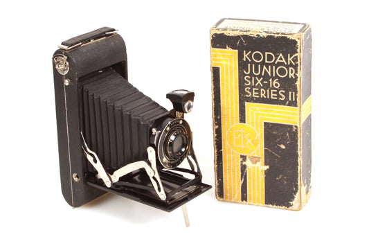 Kodak Junior Six-16 Series II Art Deco Folding Camera in Box