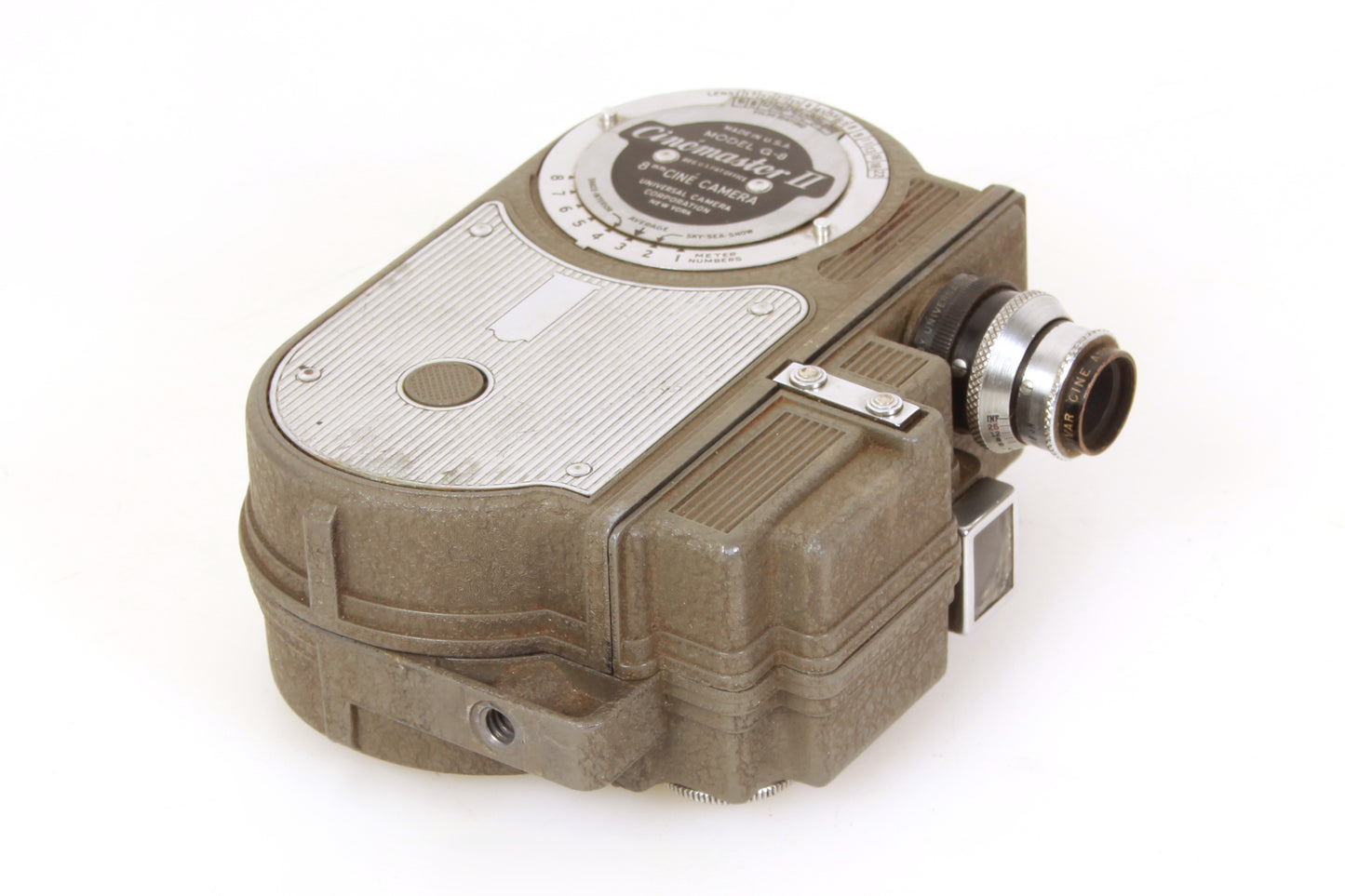 Cinemaster II Model G-8 8mm Art Deco Movie Camera