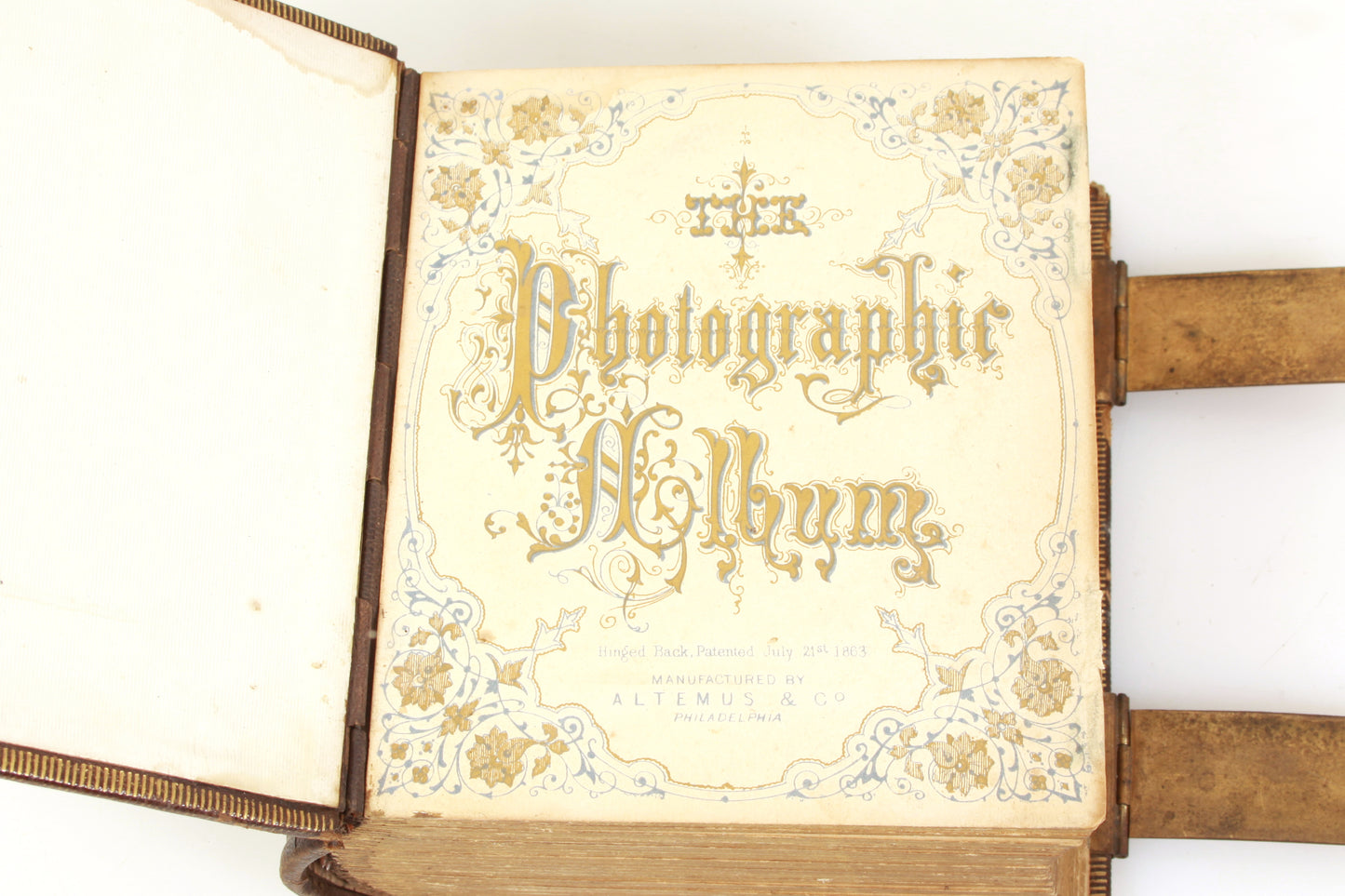 Vintage Civil War Photo Album for CDV
