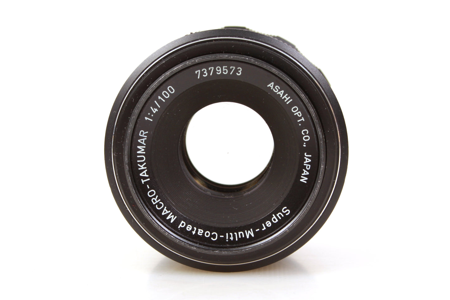 Pentax M42 Screw Mount 100mm 4.0 Asahi Super-Macro-Takumar Lens & Case Hood Caps