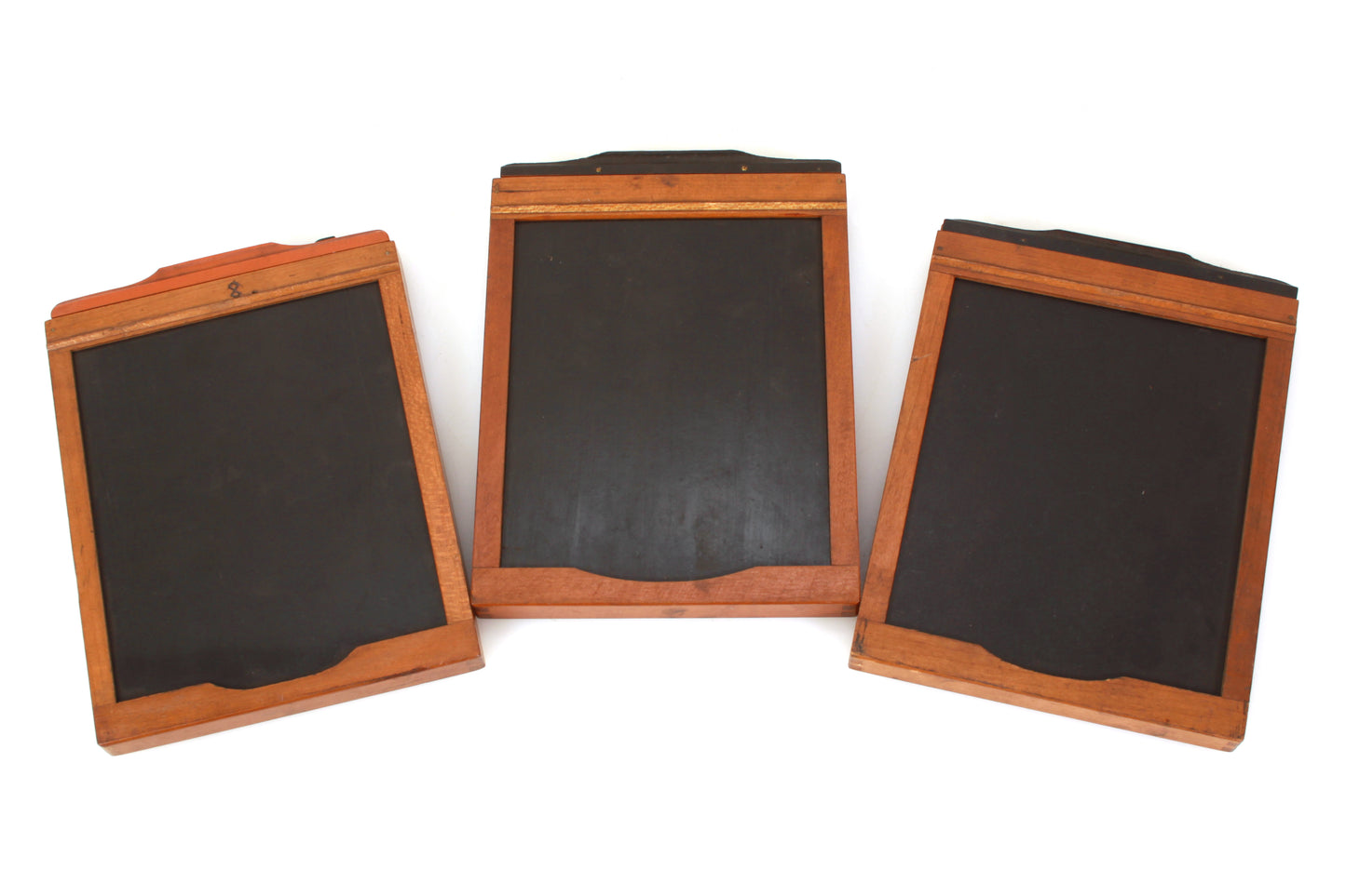 4x5 Glass Plate Holder Wooden Set of 3