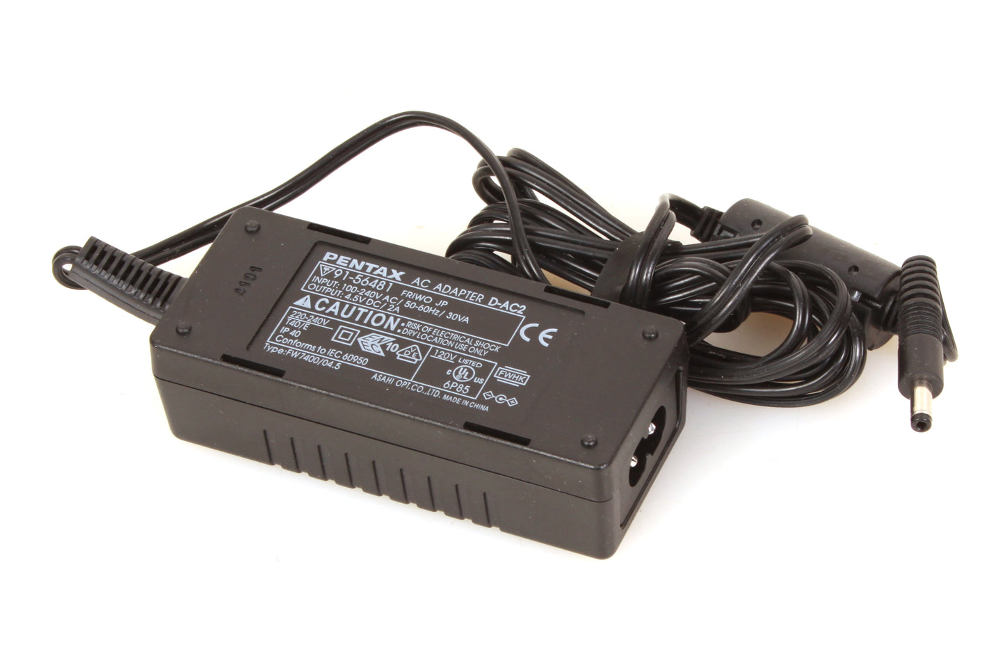 Pentax AC Adapter D-AC2 (A) for Optio Cameras