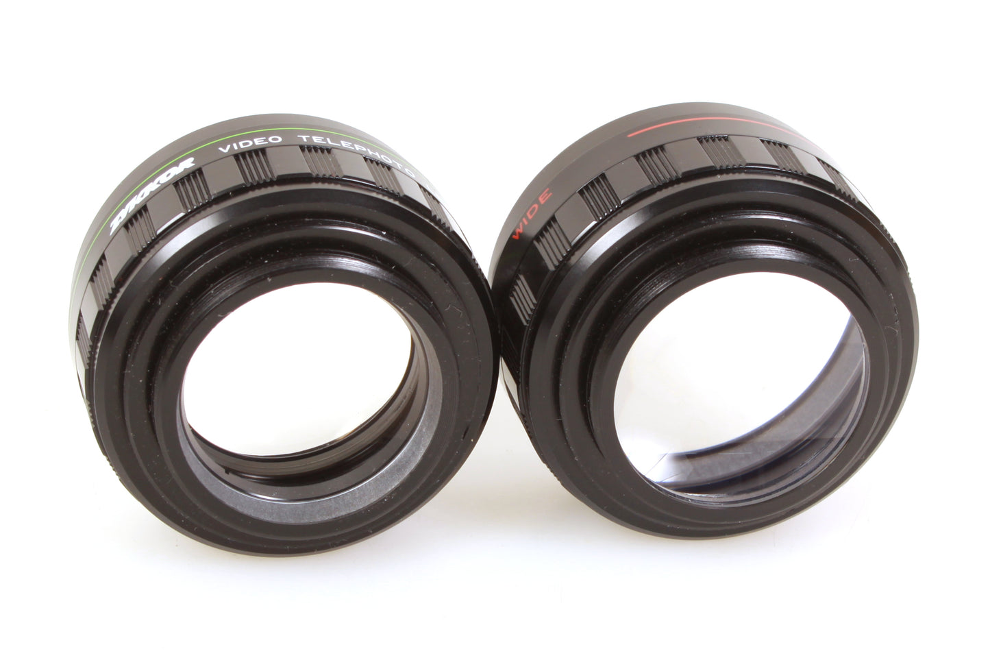 Zykkor Telephoto & Wide Angle Lens Set in Case w/ Front + Rear Caps