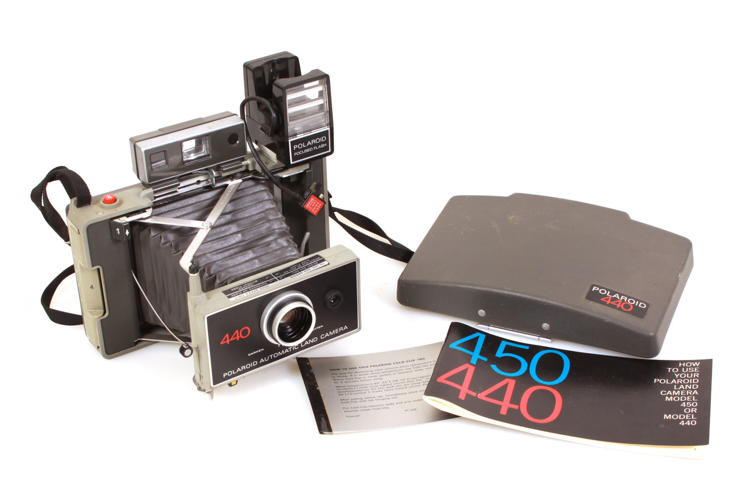 Polaroid Land Camera w/ Flash & Manual