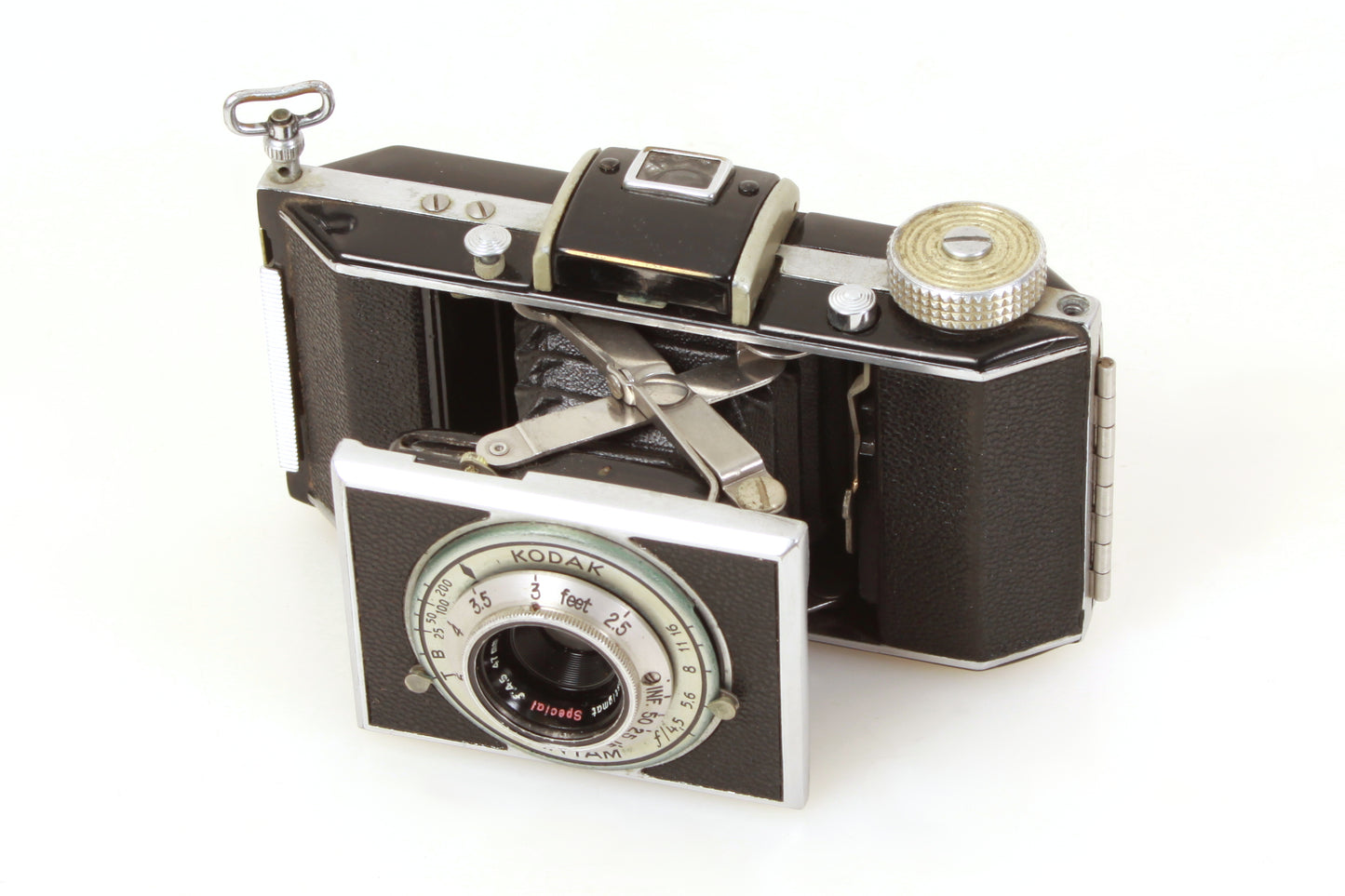Kodak Bantam Art Deco Special Folding Camera w/ Leather Case