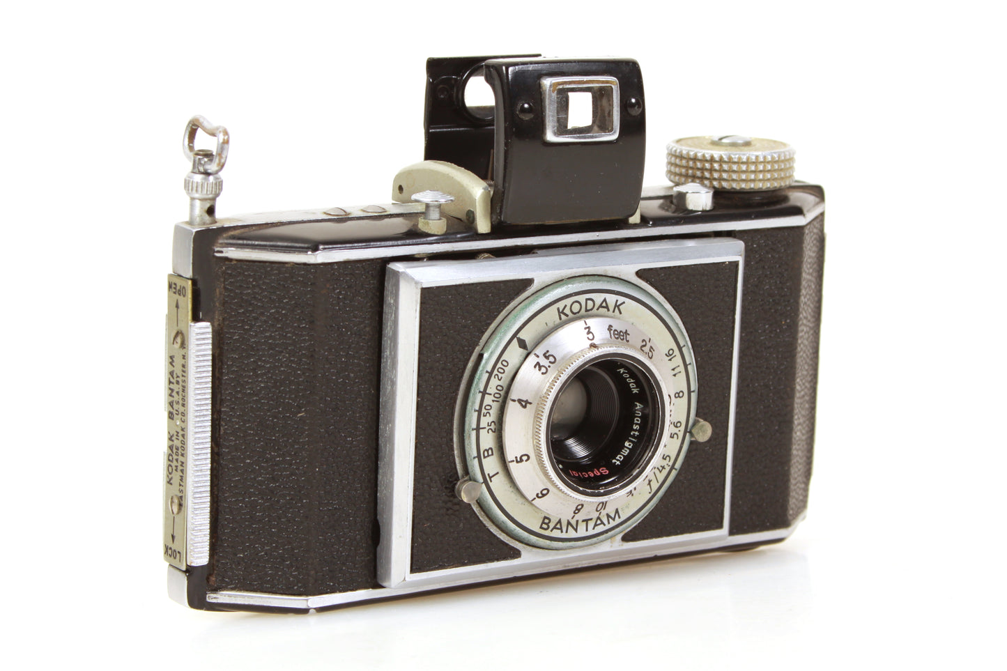 Kodak Bantam Art Deco Special Folding Camera w/ Leather Case