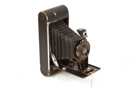 Kodak No. 2-C Folding Autographic Brownie Vintage Folding Camera w/ Original Film in Camera
