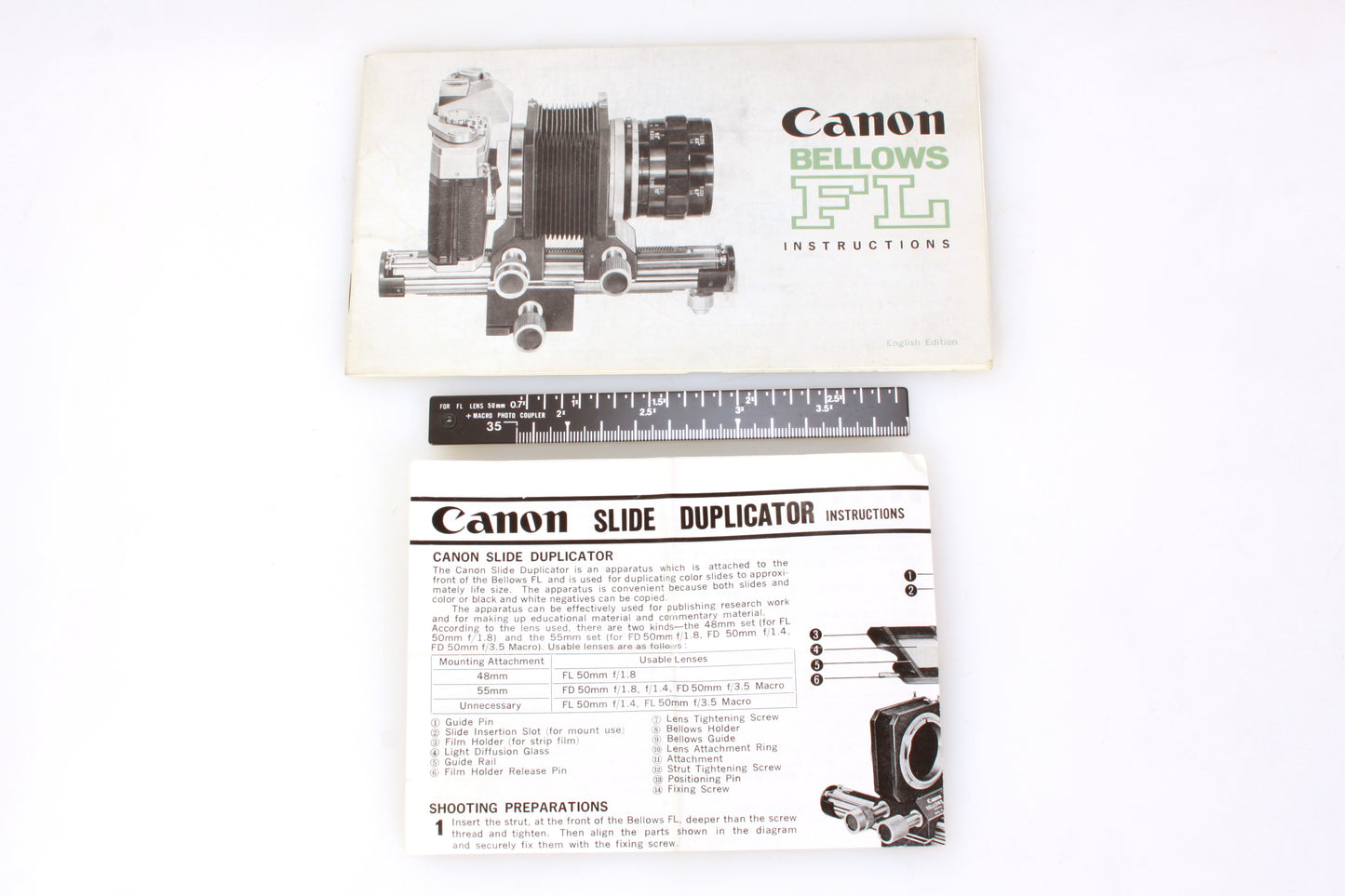Canon Bellows FL & Slide Duplicator in Boxes