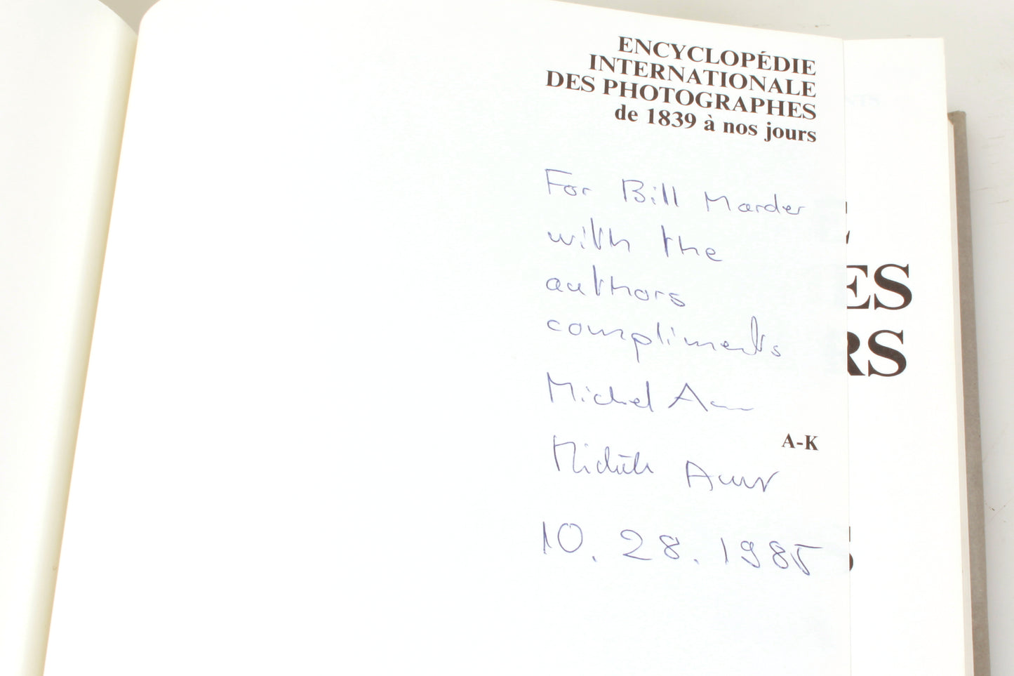 Encylopedie Internationale des Photographes de 1839 a Nos Jours A-K & L-Z Set of 2