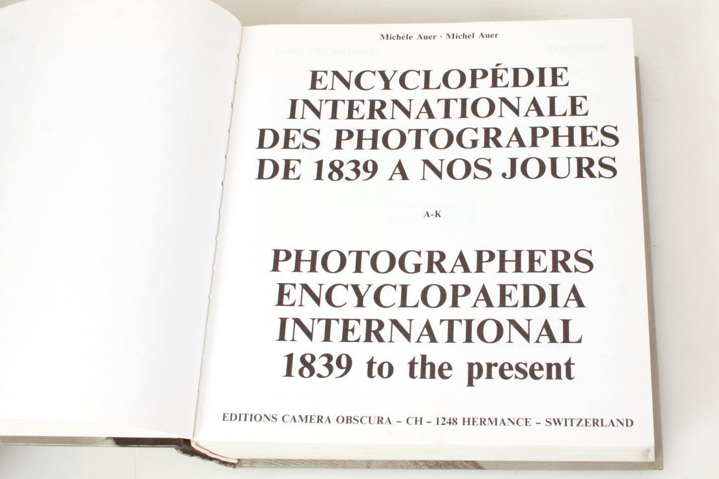 Encylopedie Internationale des Photographes de 1839 a Nos Jours A-K & L-Z Set of 2