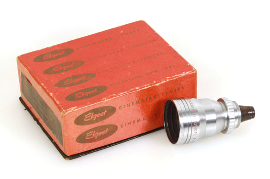 Elgeet Cinematar Telephoto Lens 2 1/2X for Brownie 1.9 Camera Screw Mount in Box
