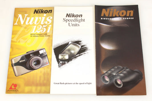 Nikon Vintage Camera Literature Mixed Lot