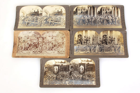 Stereoview Cards - Religion Religious - Set of 5