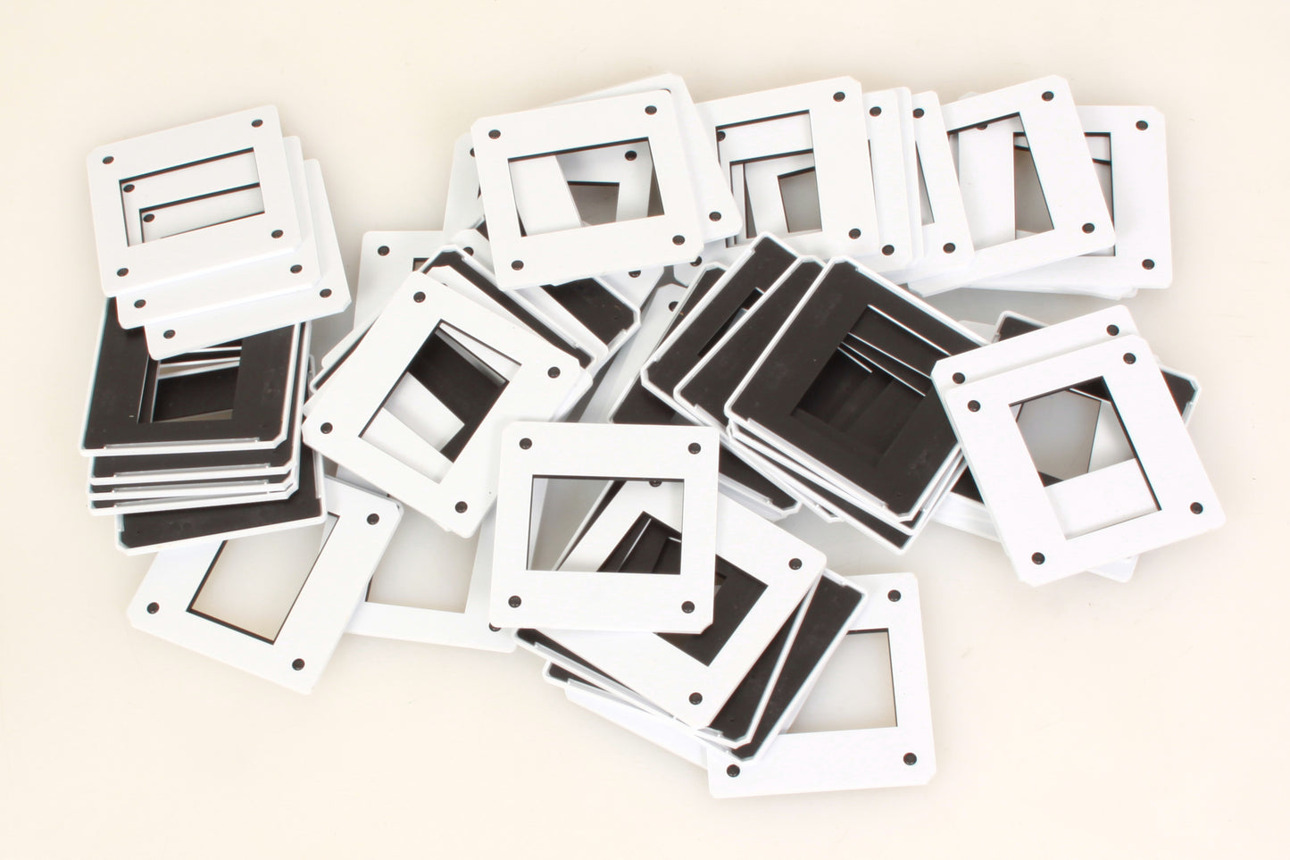 35mm Slide Mounts Thin (Plastic) - Lot of 50