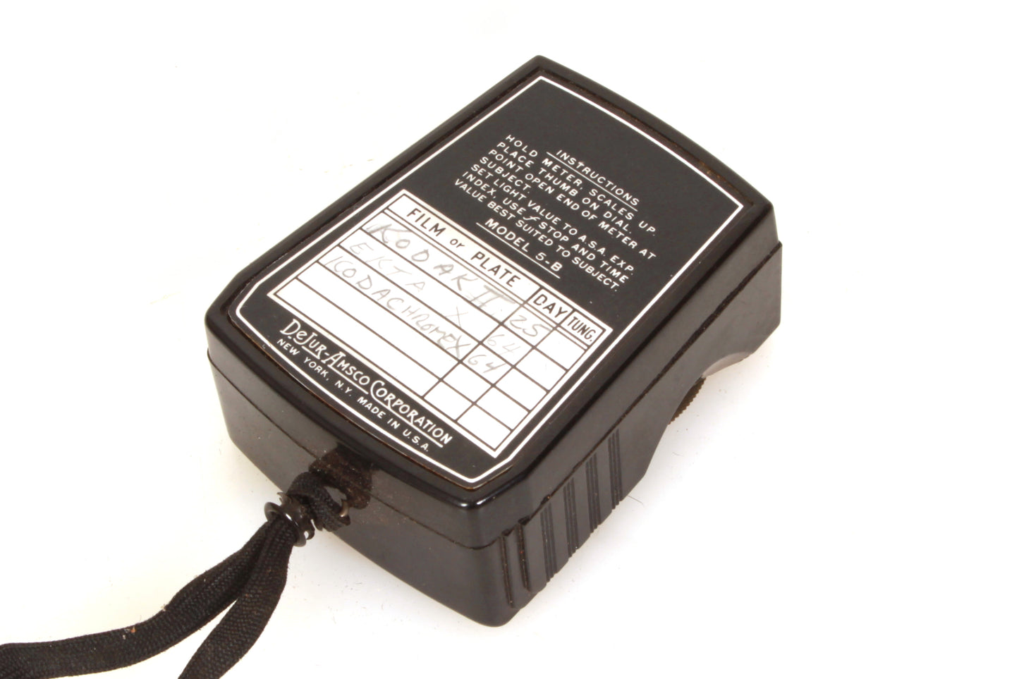 DeJur Model 5-B Art Deco Light Meter - Prop/Display