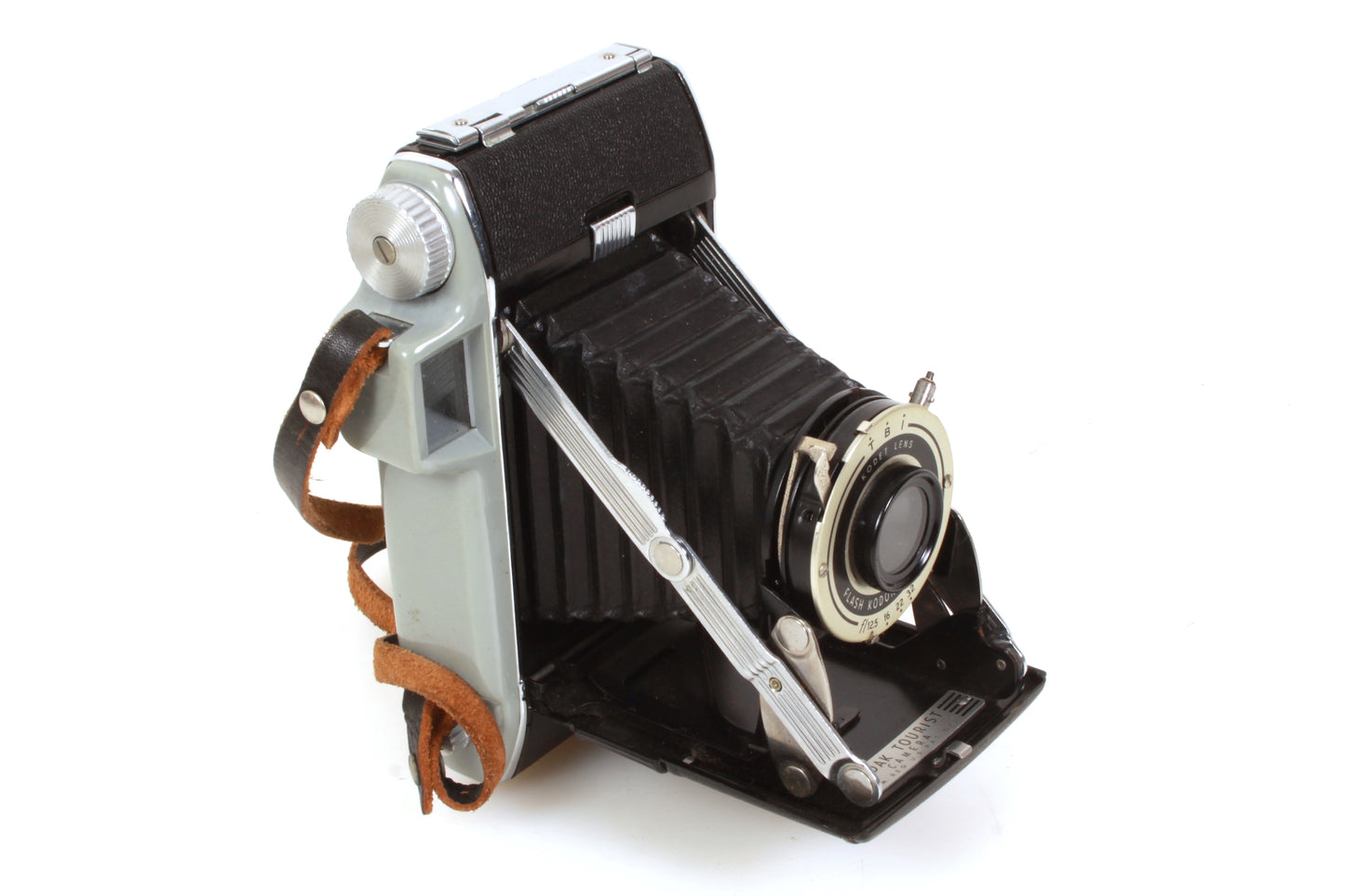 Vintage Kodak Tourist Folding Camera in Box w/ Instructions
