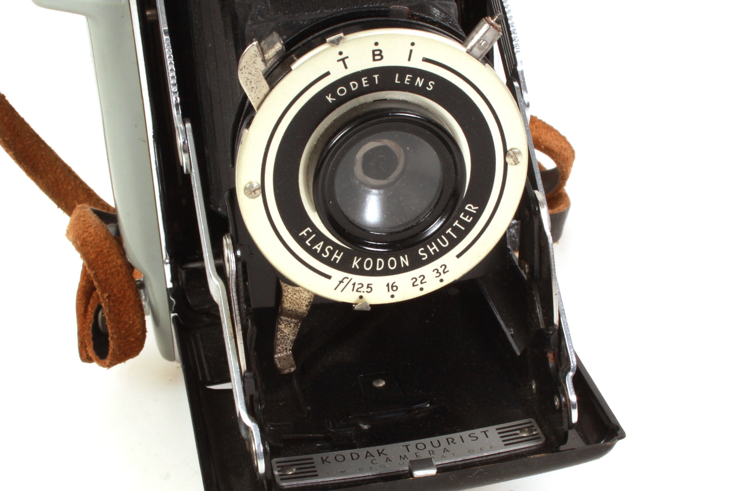 Vintage Kodak Tourist Folding Camera in Box w/ Instructions