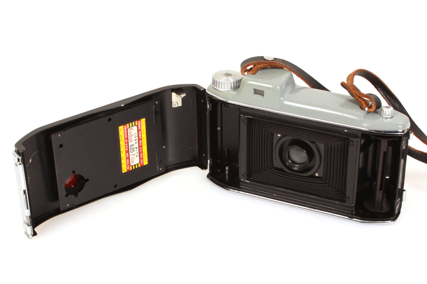 Vintage Kodak Tourist Folding Camera in Box w/ Instructions