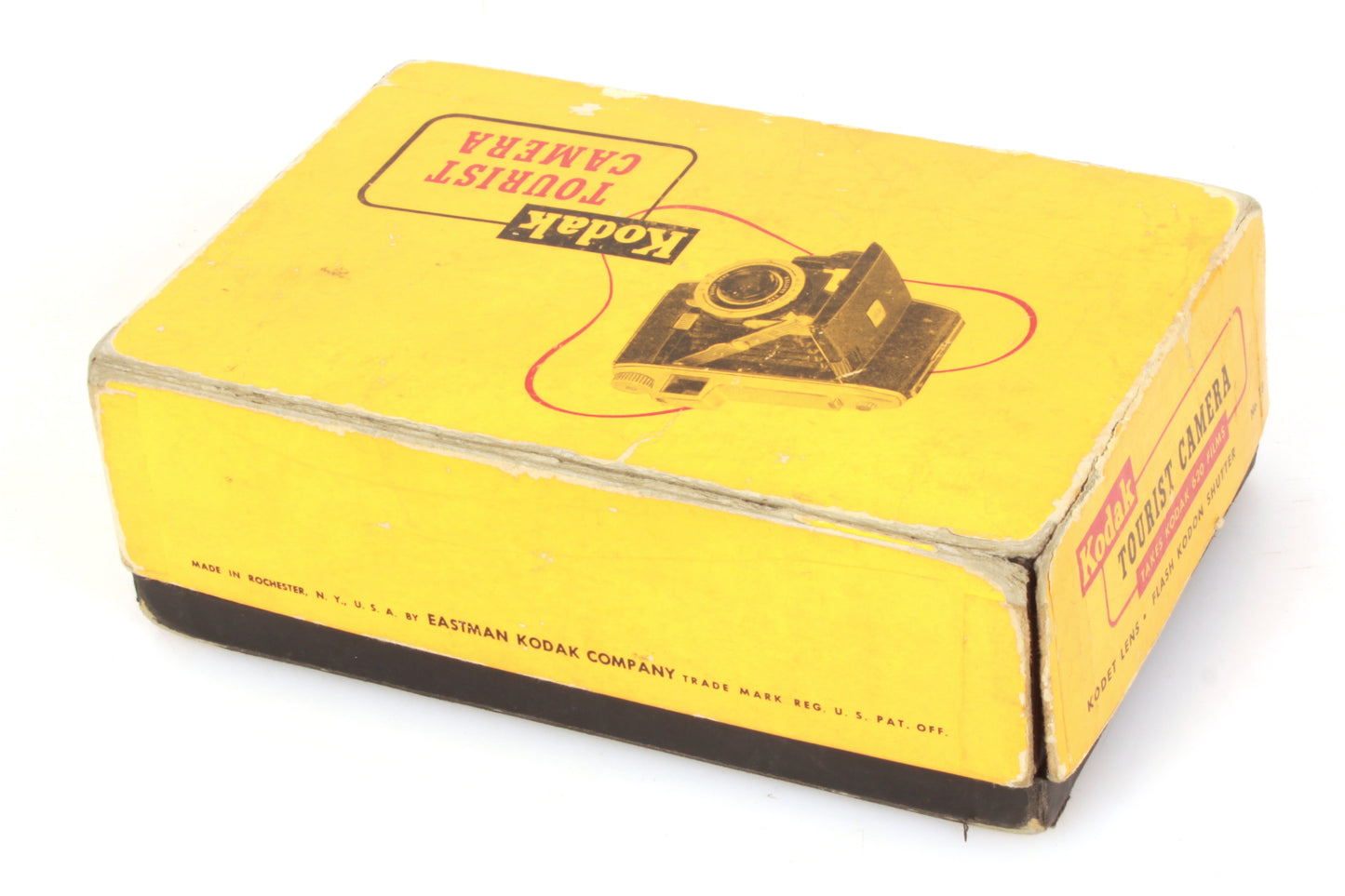 Vintage Kodak Tourist Folding Camera in Box w/ Instructions
