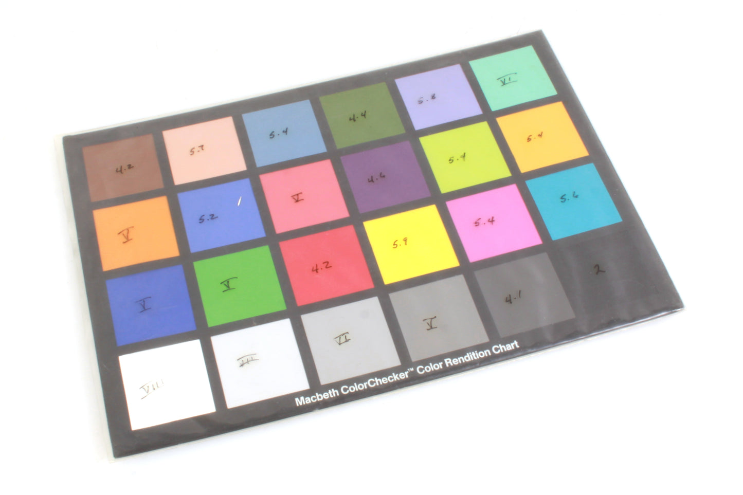Macbeth Color Checker Rendition Chart with Booklet