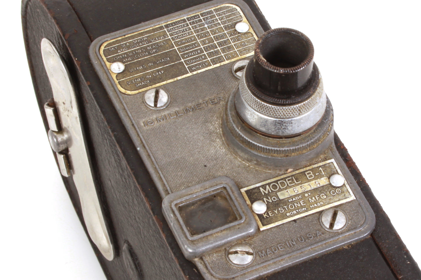 Keystone Model B-1 Art Deco 16mm Movie Camera