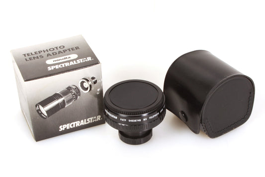 Spectralstar Telephoto Lens Adapter for Minolta MD in Box w/ Case