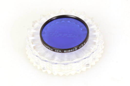 Tiffen Series VI 6 Drop In 840B Blue Optical Glass Filter