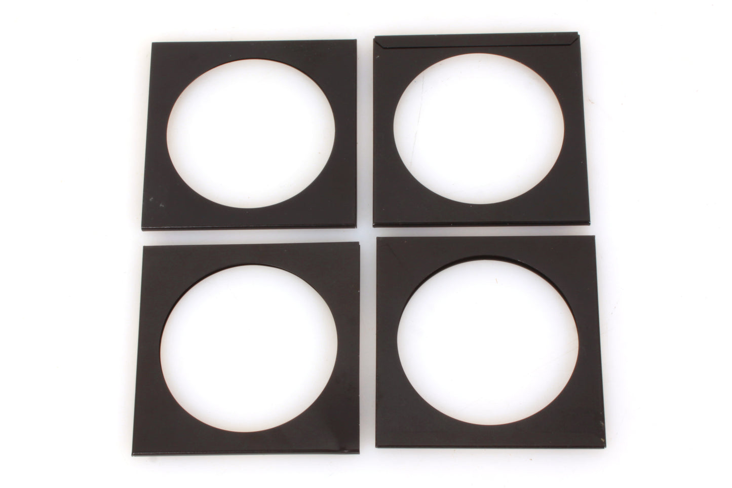 Kodak Wratten Gelatin Filter Frame Holder 3x3 Inch Square - Set of 4