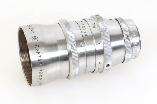 Wollensak Raptar 1.5 Inch 38mm f1.5 Cine Telephoto Lens