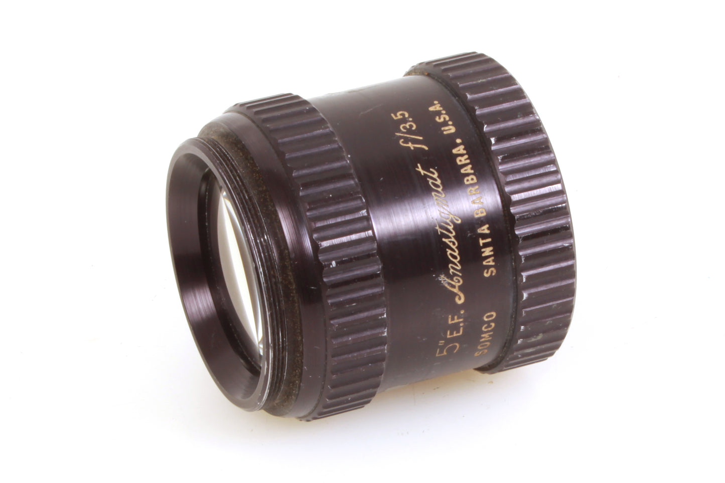 Somco 5 Inch E.F. Anastigmat f/3.5 Projector Projection Lens