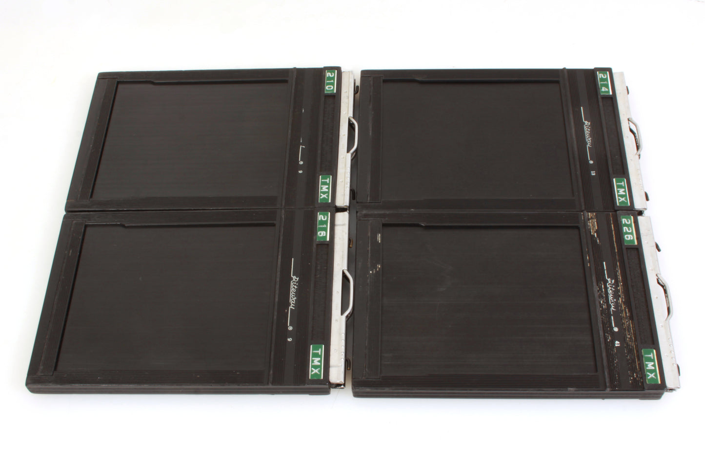 Riteway 4x5 Film Holders w/ Film Loaded Inside - Set of 4